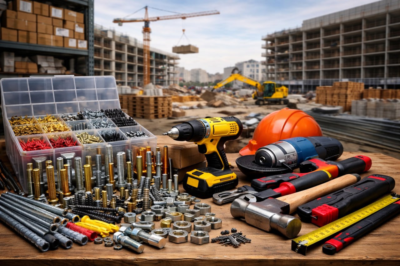 Комплексное снабжение объектов крепежом и инструментом